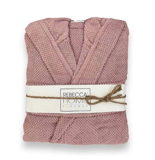 Accappatoio uomo donna spugna chicco di riso unisex art Giulia di Rebecca Home